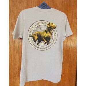 Columbia T-shirt Lab‎ Dog Tee Cream Men's Size Small NWT